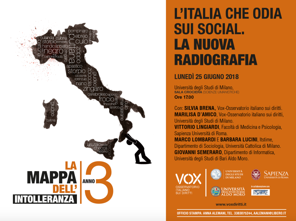 La Mappa dell'Intolleranza anno 3